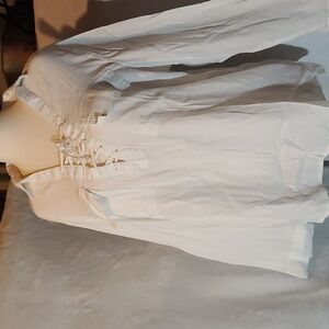 SO Long sleeves polo 1X White